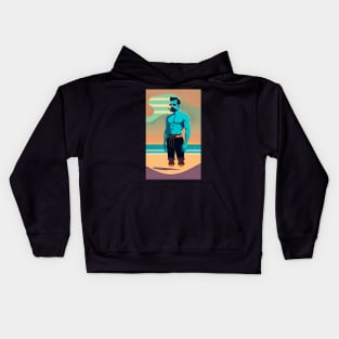 Beach Man Kids Hoodie